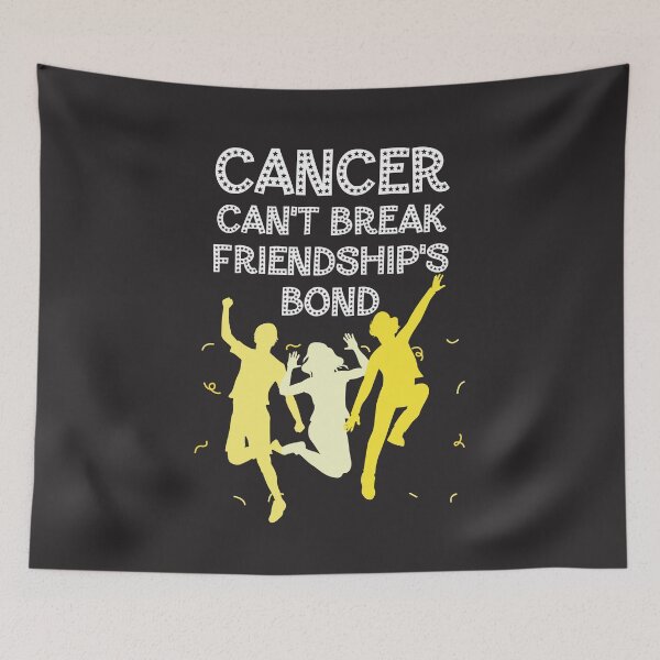 Item preview, Sarcoma cancer awareness yellow ribbon Cancer can't break friendship's bond designed and sold by shaderepublic.