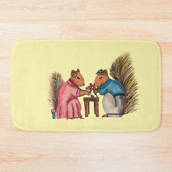 Item preview, Squirrels exchanging gifts designed and sold by altairaleon.