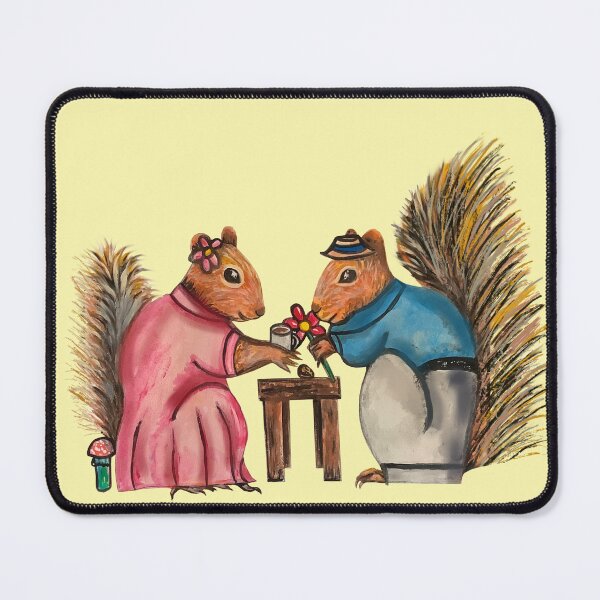 Item preview, Squirrels exchanging gifts designed and sold by altairaleon.