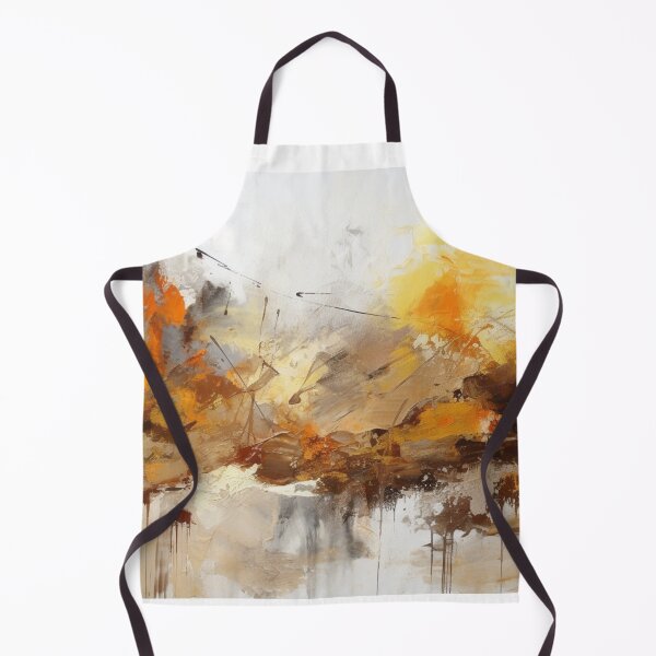 Item preview, Amber Abstract Art Canvas Print designed and sold by artbybodhi.