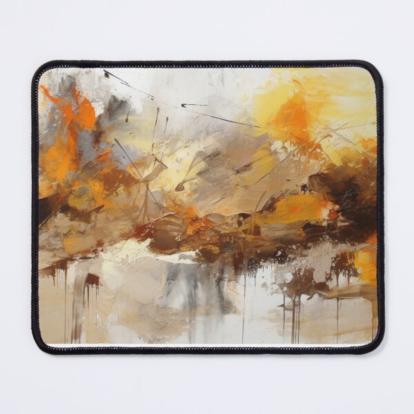 Item preview, Amber Abstract Art Canvas Print designed and sold by artbybodhi.