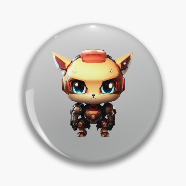 Item preview, Cute Cat Robot 13 - Chibi Cat Design designed and sold by SheepAttack.