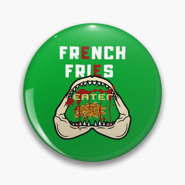 Item preview, French Fries Eater classic simple text   designed and sold by AndrewWorld.