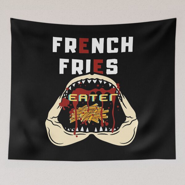 Item preview, French Fries Eater classic simple text   designed and sold by AndrewWorld.