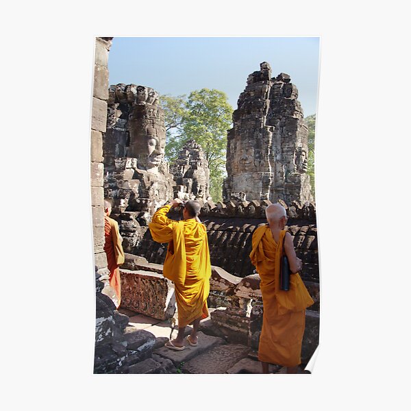 Three Monks Poster