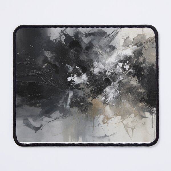 Item preview, Black Abstract Art Canvas Print designed and sold by artbybodhi.