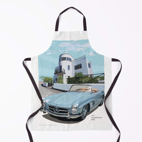 Artikelvorschau, 1957 Mercedes 300SL Kunstdruck von Robert Hills entworfen und verkauft von Robert Hills.