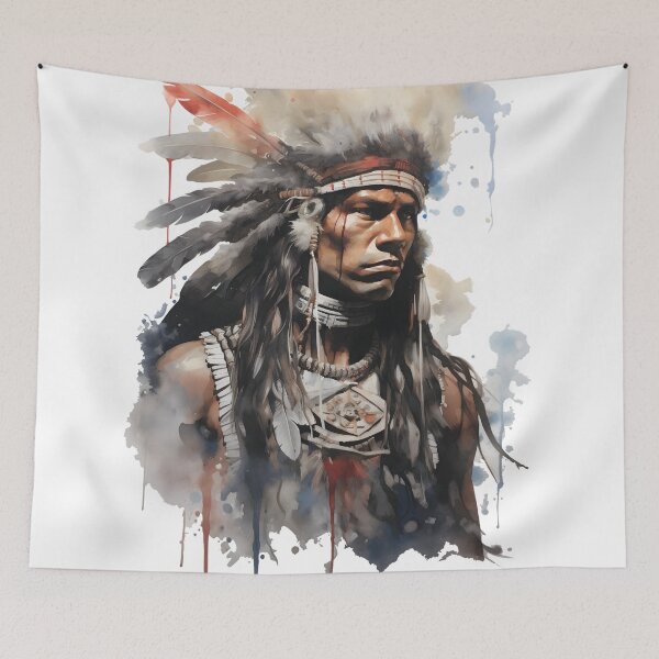 Item preview, Brave Indigenous People designed and sold by aigcx.