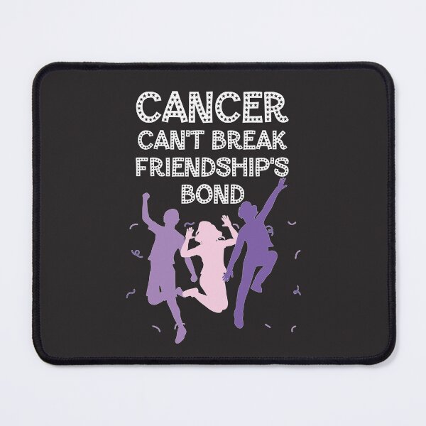 Item preview, Pancreatic cancer awareness purple ribbon Cancer can't break friendship's bond designed and sold by shaderepublic.