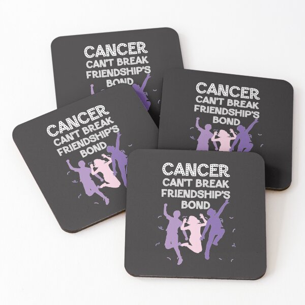 Item preview, Pancreatic cancer awareness purple ribbon Cancer can't break friendship's bond designed and sold by shaderepublic.