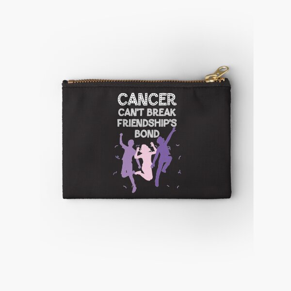 Item preview, Pancreatic cancer awareness purple ribbon Cancer can't break friendship's bond designed and sold by shaderepublic.