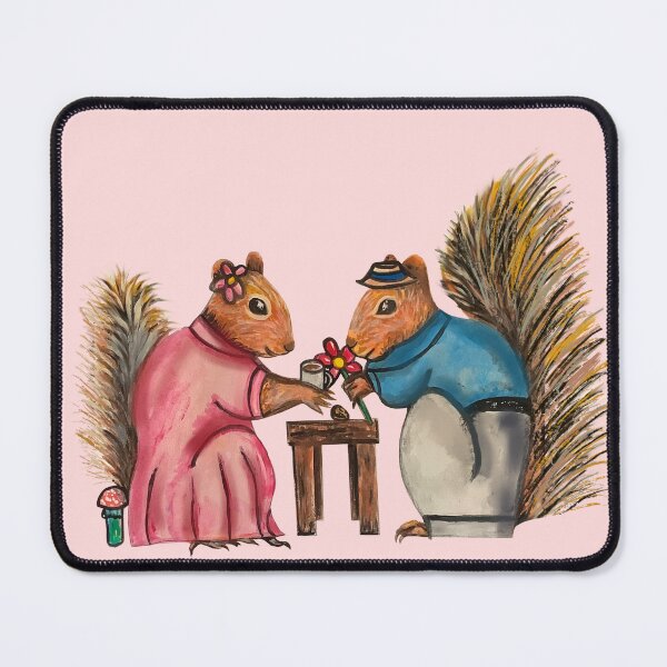 Item preview, Squirrels exchanging gifts designed and sold by altairaleon.