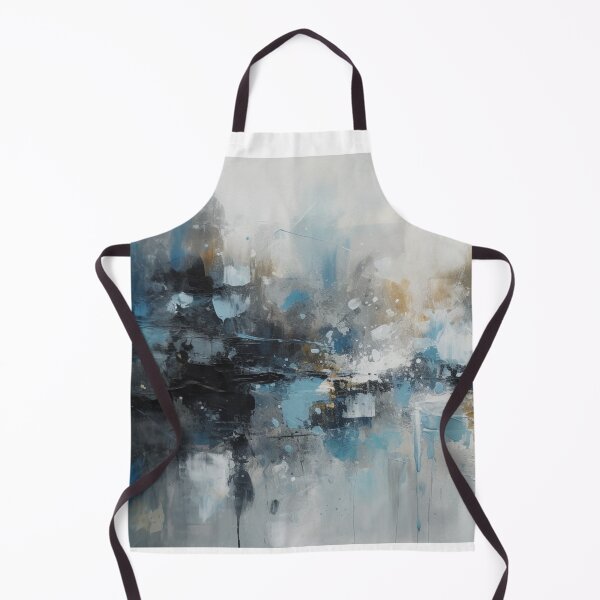 Item preview, Blue Abstract Art Canvas Print designed and sold by artbybodhi.