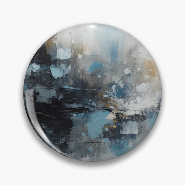 Item preview, Blue Abstract Art Canvas Print designed and sold by artbybodhi.