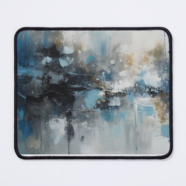 Item preview, Blue Abstract Art Canvas Print designed and sold by artbybodhi.
