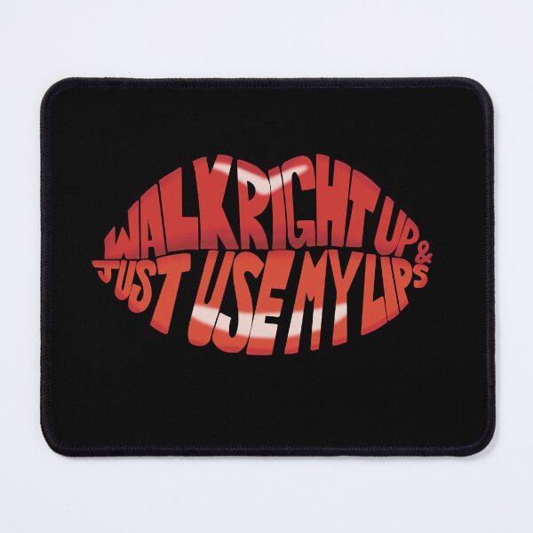 Item preview, Walk right up and use my lips - Typography designed and sold by geekartistry.