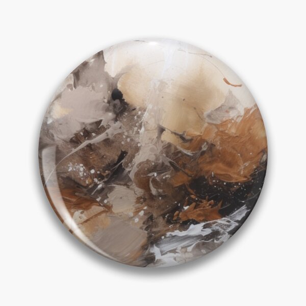 Item preview, Brown Abstract Art Canvas Print designed and sold by artbybodhi.