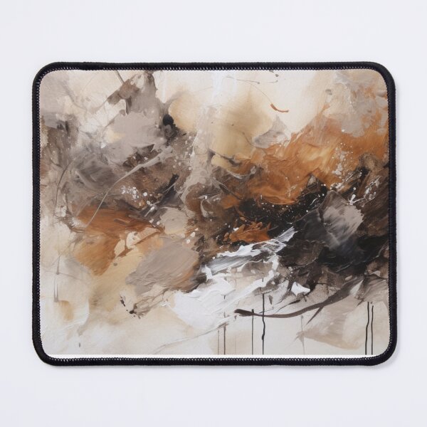 Item preview, Brown Abstract Art Canvas Print designed and sold by artbybodhi.