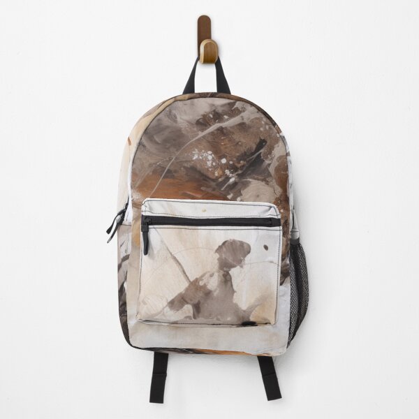 Item preview, Brown Abstract Art Canvas Print designed and sold by artbybodhi.