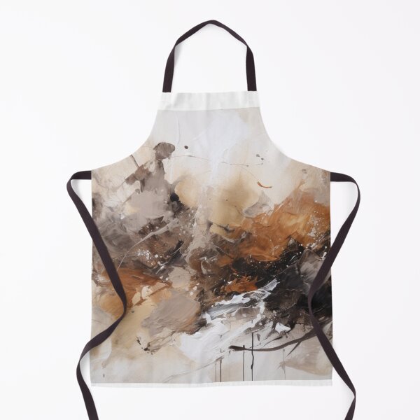 Item preview, Brown Abstract Art Canvas Print designed and sold by artbybodhi.