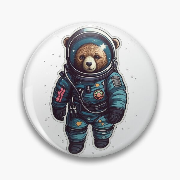 Item preview, The brave space bear designed and sold by fanzen69.