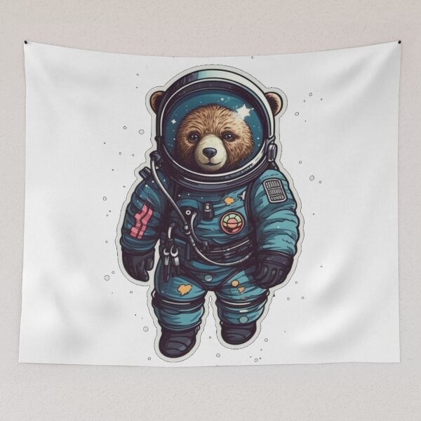 Item preview, The brave space bear designed and sold by fanzen69.