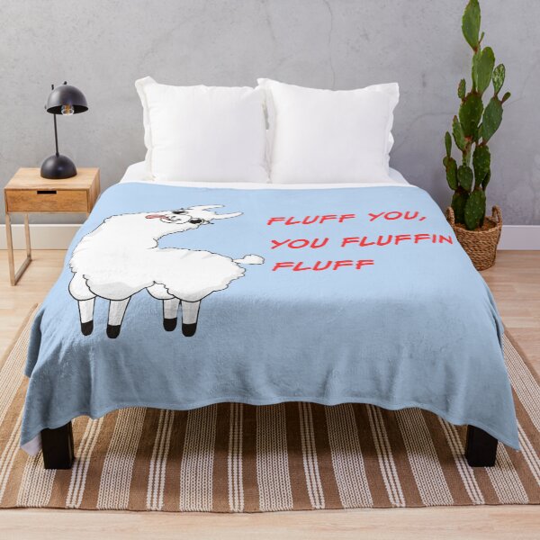 Item preview, Funny llama - Fluff you, you fluffin fluff designed and sold by Monkey-Bar.