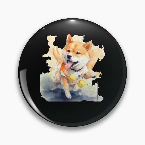 Item preview, Japanese dog Shiba Inu tennis ball sport designed and sold by Naohiro.