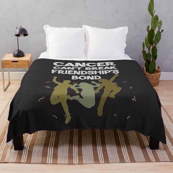 Item preview, Childhood cancer awareness gold ribbon Cancer can't break friendship's bond designed and sold by shaderepublic.