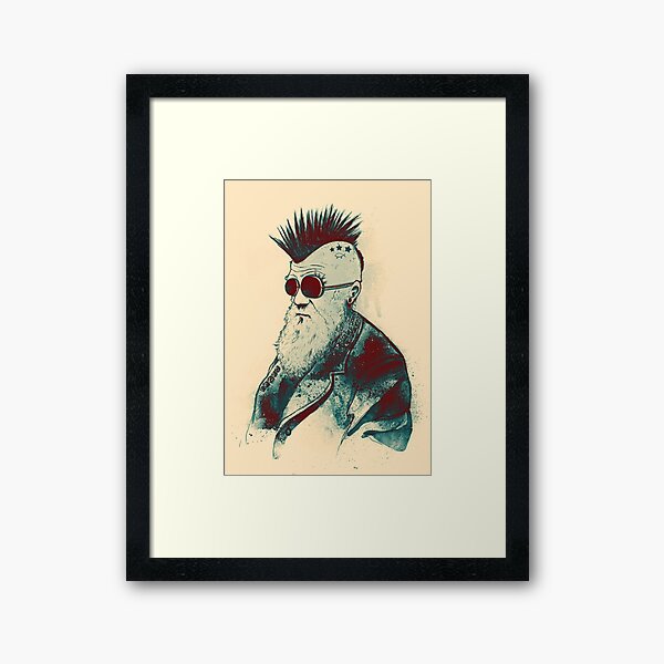 Evolution of Charles Framed Art Print