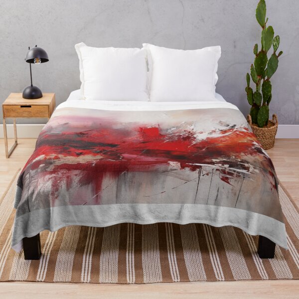 Item preview, Crimson Abstract Art Canvas PrintCrimson Abstract Art Canvas Print designed and sold by artbybodhi.
