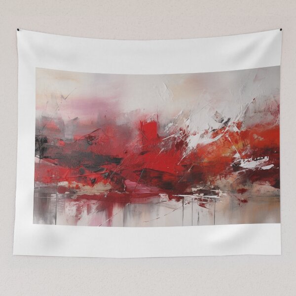 Item preview, Crimson Abstract Art Canvas PrintCrimson Abstract Art Canvas Print designed and sold by artbybodhi.