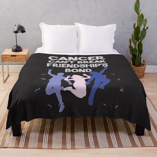Item preview, Colon cancer awareness blue ribbon Cancer can't break friendship's bond designed and sold by shaderepublic.