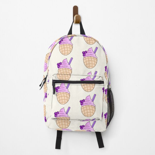Item preview, Kawaii grapes sundae on a cone with grapes sticker design by DozyJov designed and sold by DozyJov.