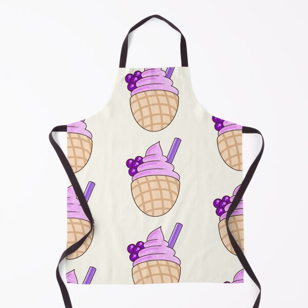 Item preview, Kawaii grapes sundae on a cone with grapes sticker design by DozyJov designed and sold by DozyJov.