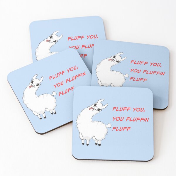 Item preview, Funny llama - Fluff you, you fluffin fluff designed and sold by Monkey-Bar.