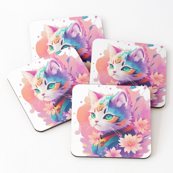 Item preview, Adorable Flowery Kitten designed and sold by LEVI SALVIAN JANITRA.