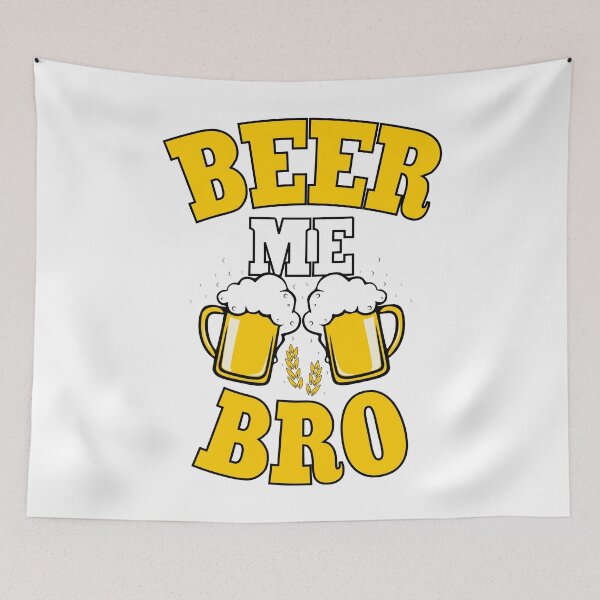 Item preview, Beer Me Bro Graphic Beer Lover Gift designed and sold by LazyGreyBear.
