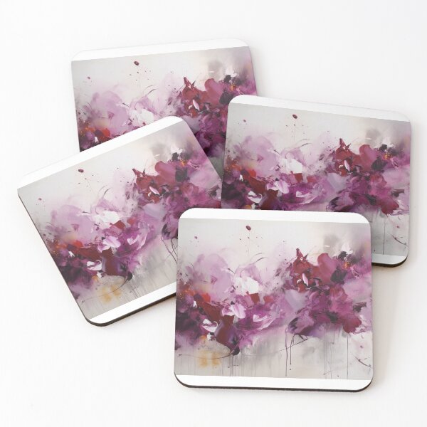 Item preview, Magenta Abstract Art Canvas Print designed and sold by artbybodhi.