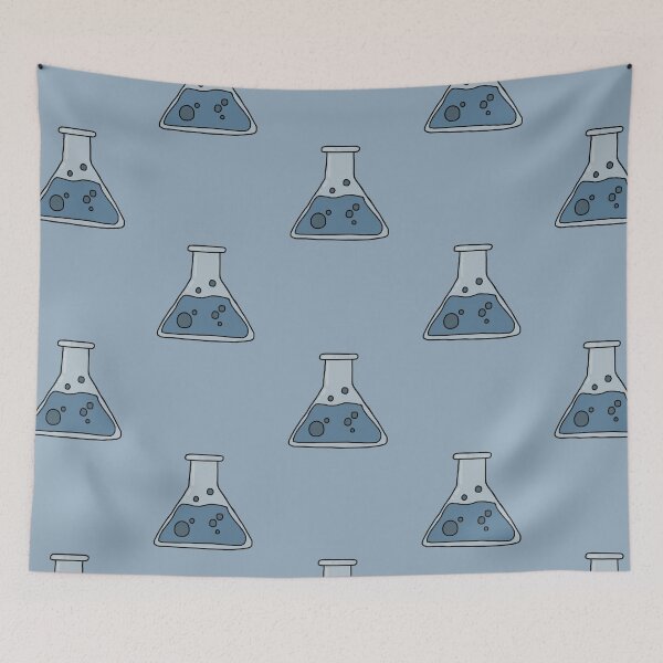 Item preview, Cute science conical flask drawing  designed and sold by Hannahhh-banana.