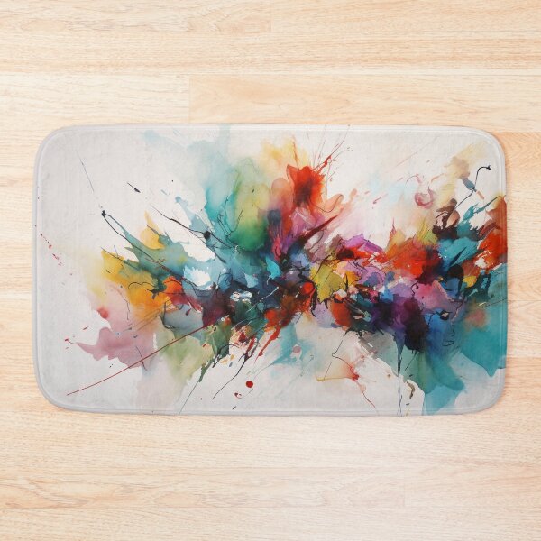 Item preview, Multicolour Abstract Art Canvas Print designed and sold by artbybodhi.