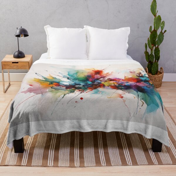 Item preview, Multicolour Abstract Art Canvas Print designed and sold by artbybodhi.