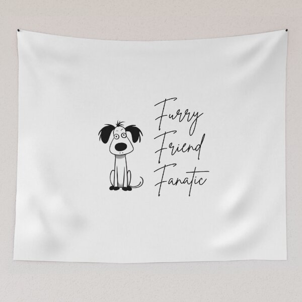 Item preview, Furry Friend Fanatic Cartoon designed and sold by PrintsPatterns-.