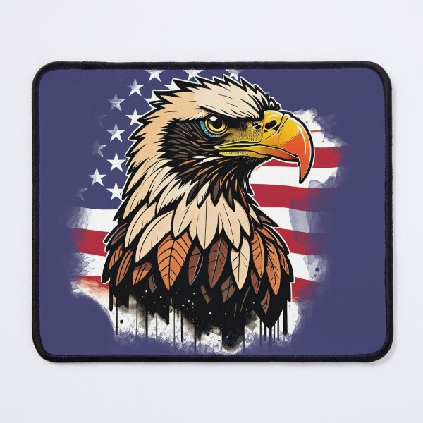 Item preview, American Eagle on the background of the USA flag  designed and sold by Outofdream1.