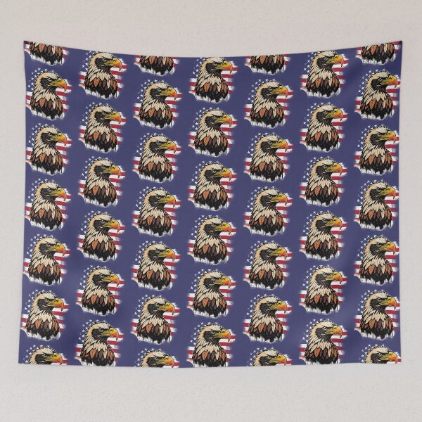 Item preview, American Eagle on the background of the USA flag  designed and sold by Outofdream1.