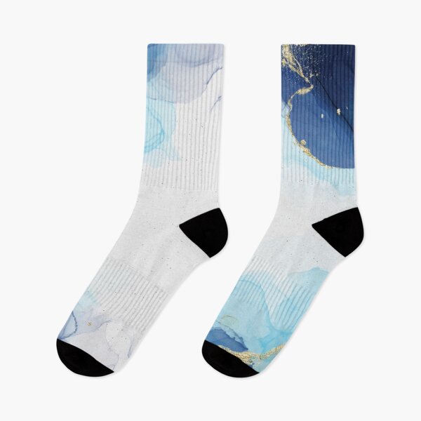 Item preview, Azure Elegance: Marble Blue Background designed and sold by arezoo-sh.