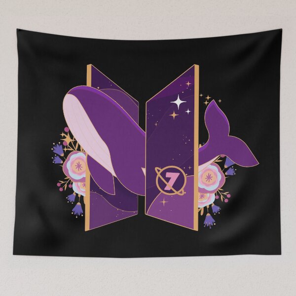 Item preview, BTS purple logo designed and sold by nelkrshop.