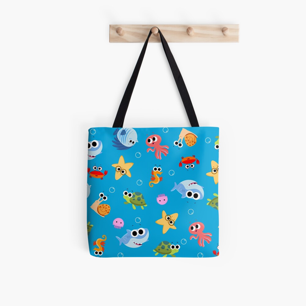 Vista previa del artículo con la obra «Bolsa estampada de tela», diseñado y vendido por SuperSimpleSong.