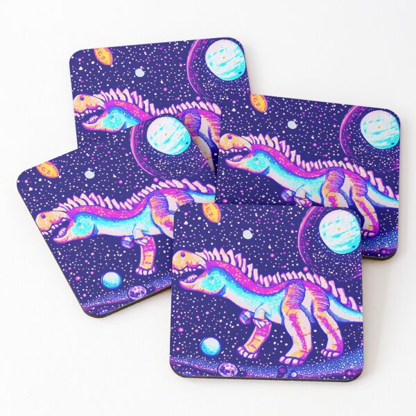 Item preview, Space dinosaur exploring the universe designed and sold by zajkart.