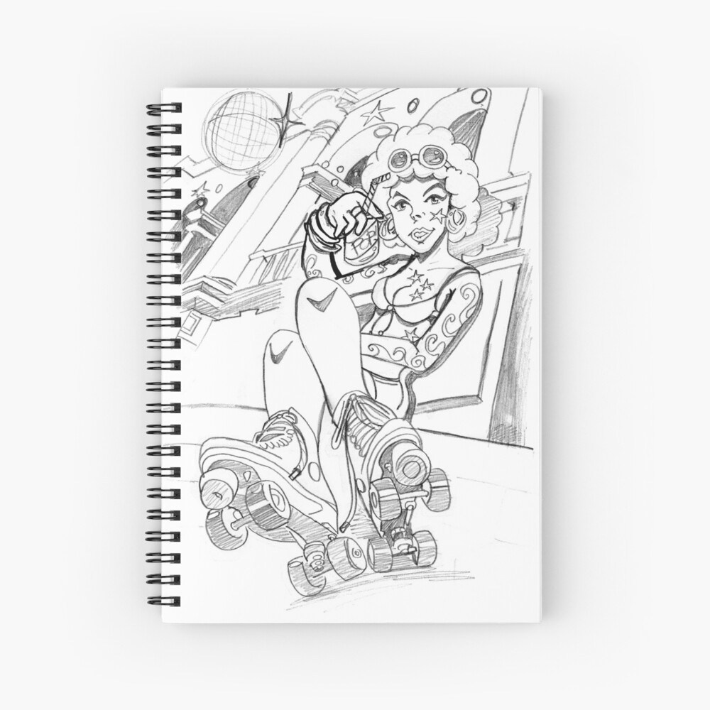 Item preview, Spiral Notebook designed and sold by cgsketchbook.